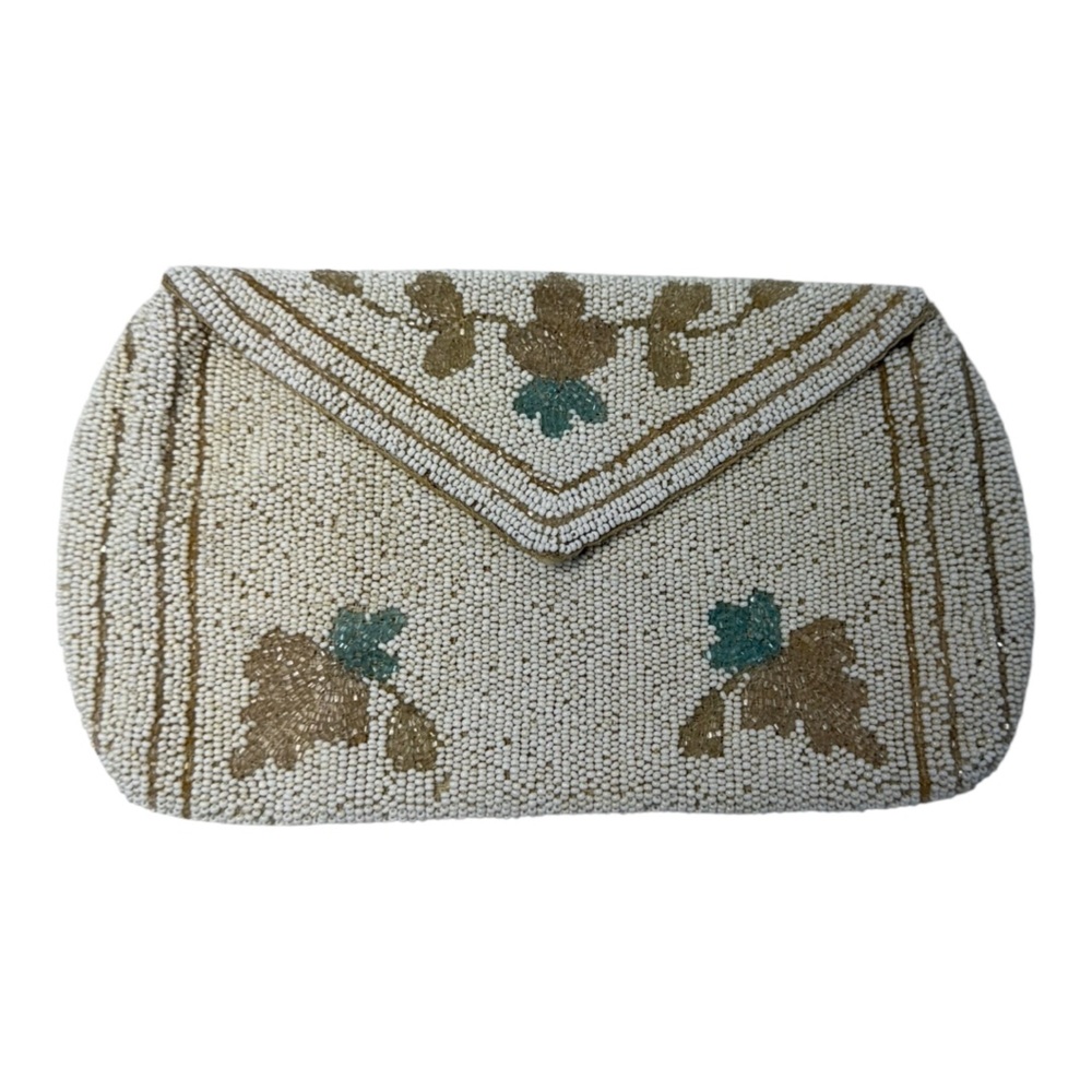Vintage, Beaded‎ Floral Clutch